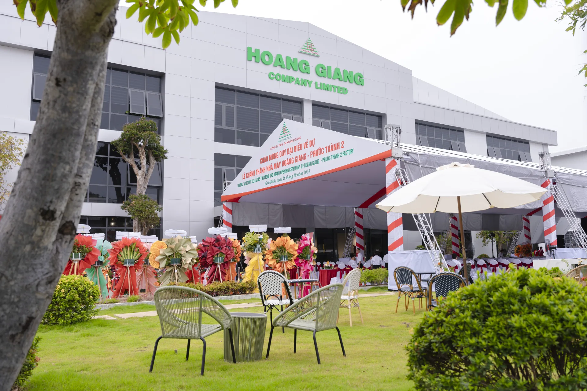 Hoàng Giang Phước Thành 2 扩建工厂举行落成仪式