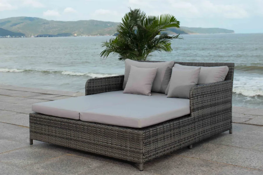 Giường tắm nắng Wicker WS002